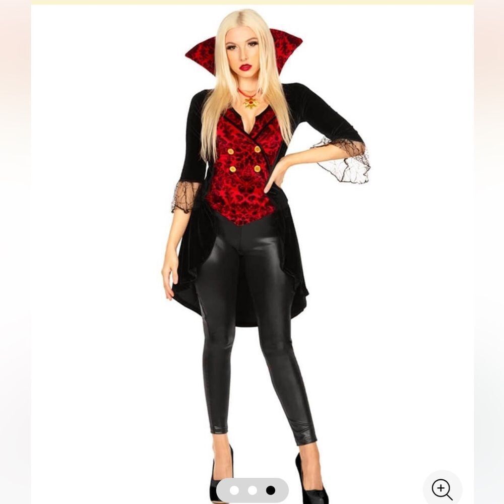Tipsy Elves Black and Red Vampire Costume NWT